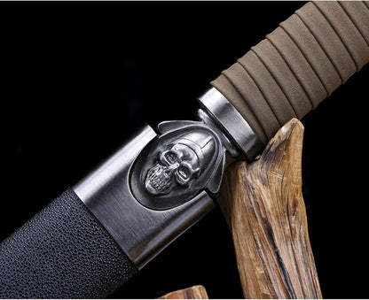 Scharfes Katana Schwert 110cm handgeschmiedeter Manganstahl