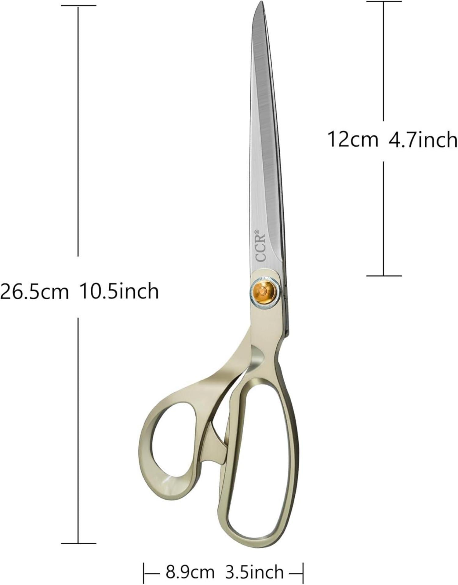 Schneiderschere Stoffschere Profi-Scharf Edelstahl Nähschere 26,5cm
