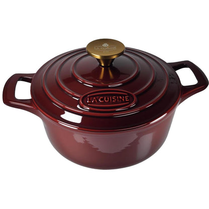 Gusseisen Kochtopf 20cm - Bräter/Cocotte für Ofen & Herd