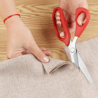 Vutyvve Stoffschere 22 cm Linkshänder Schneiderschere Rot