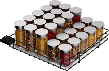 Ausziehbares Gewürzregal Schrank Organizer Küche Stehend 27x27.2x6cm