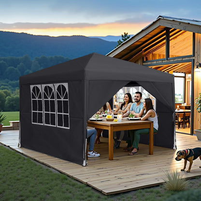 Faltpavillon 3x3m – Wasserdicht & UV-Schutz für Garten & Party