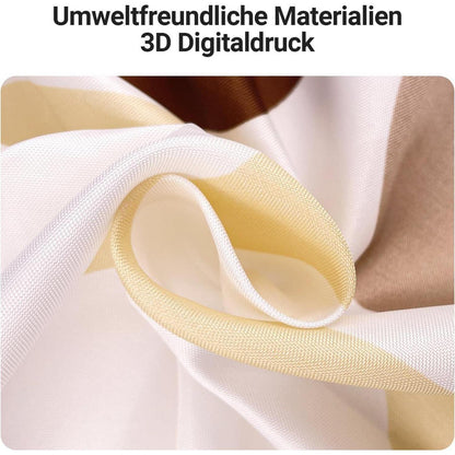 Duschvorhang Kamelfarbe Kreis 150x200cm Antischimmel