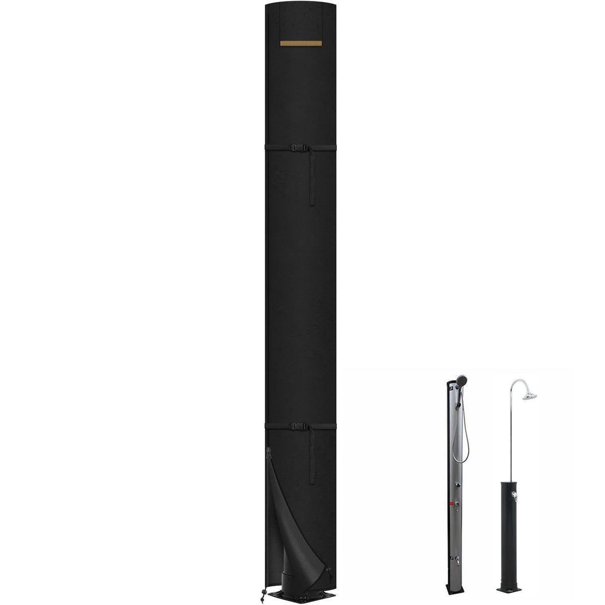 Abdeckhaube für Solardusche – Winterfest & Wasserdicht 245x30cm
