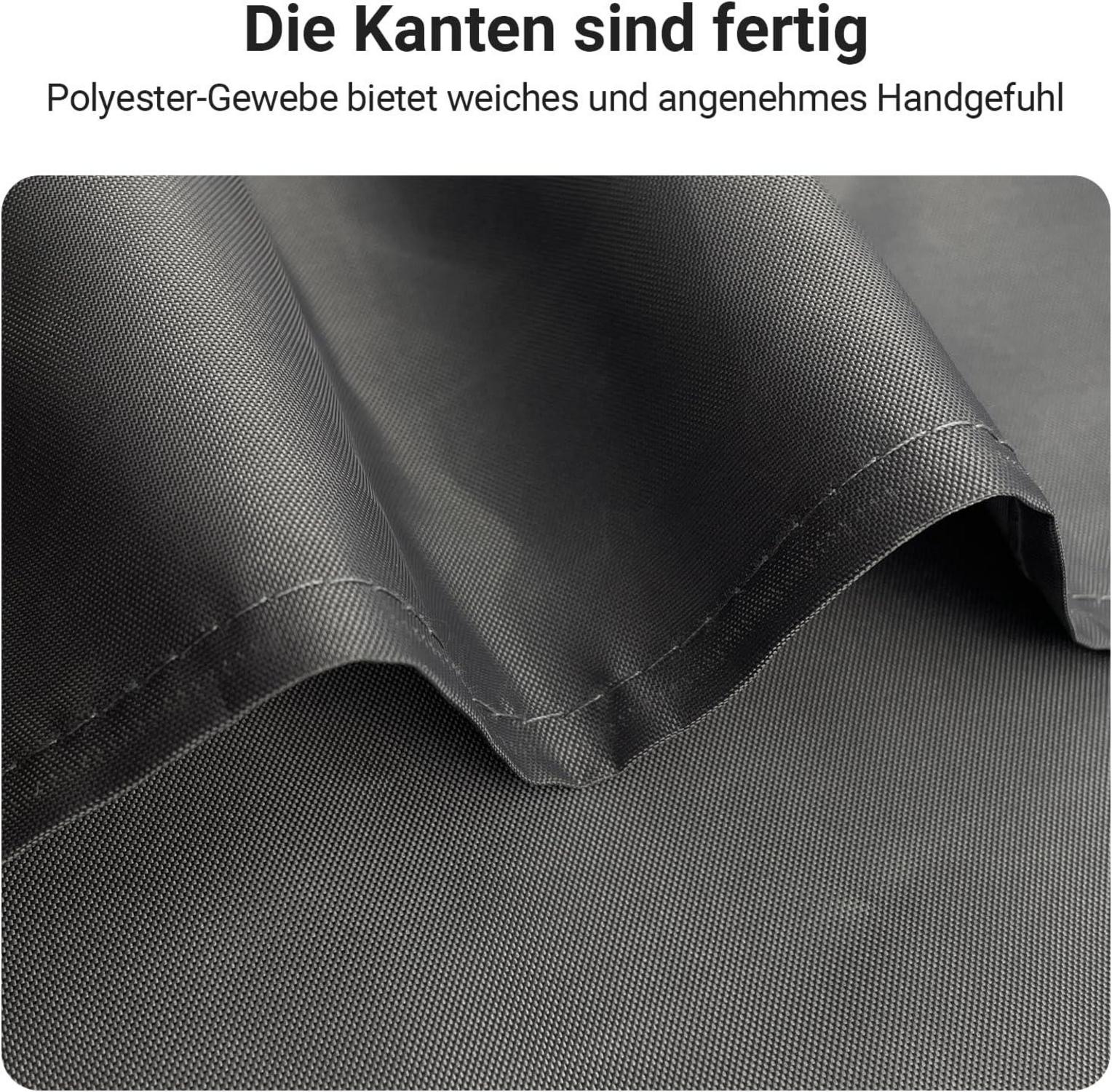 Duschvorhang 120x200cm Dunkelgrau Antischimmel Wasserabweisend Polyester