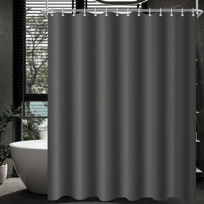 Duschvorhang Dunkelgrau 200x240cm Antischimmel Wasserabweisend
