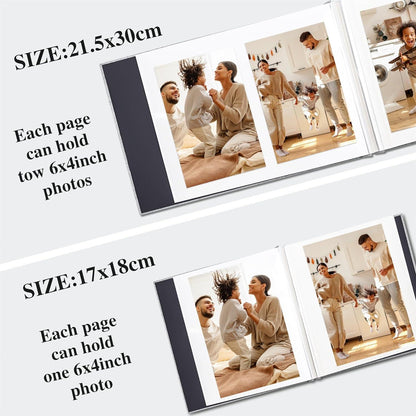 Selbstklebendes Fotoalbum zum Selbstgestalten 10x15cm Beige