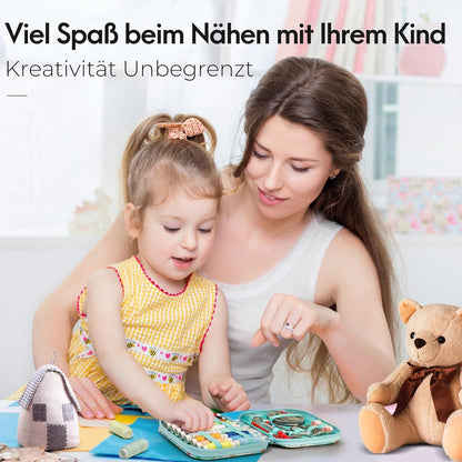 Nähset Mini für Zuhause Reise Camping Alpaka M Handarbeit Kinder Nähen