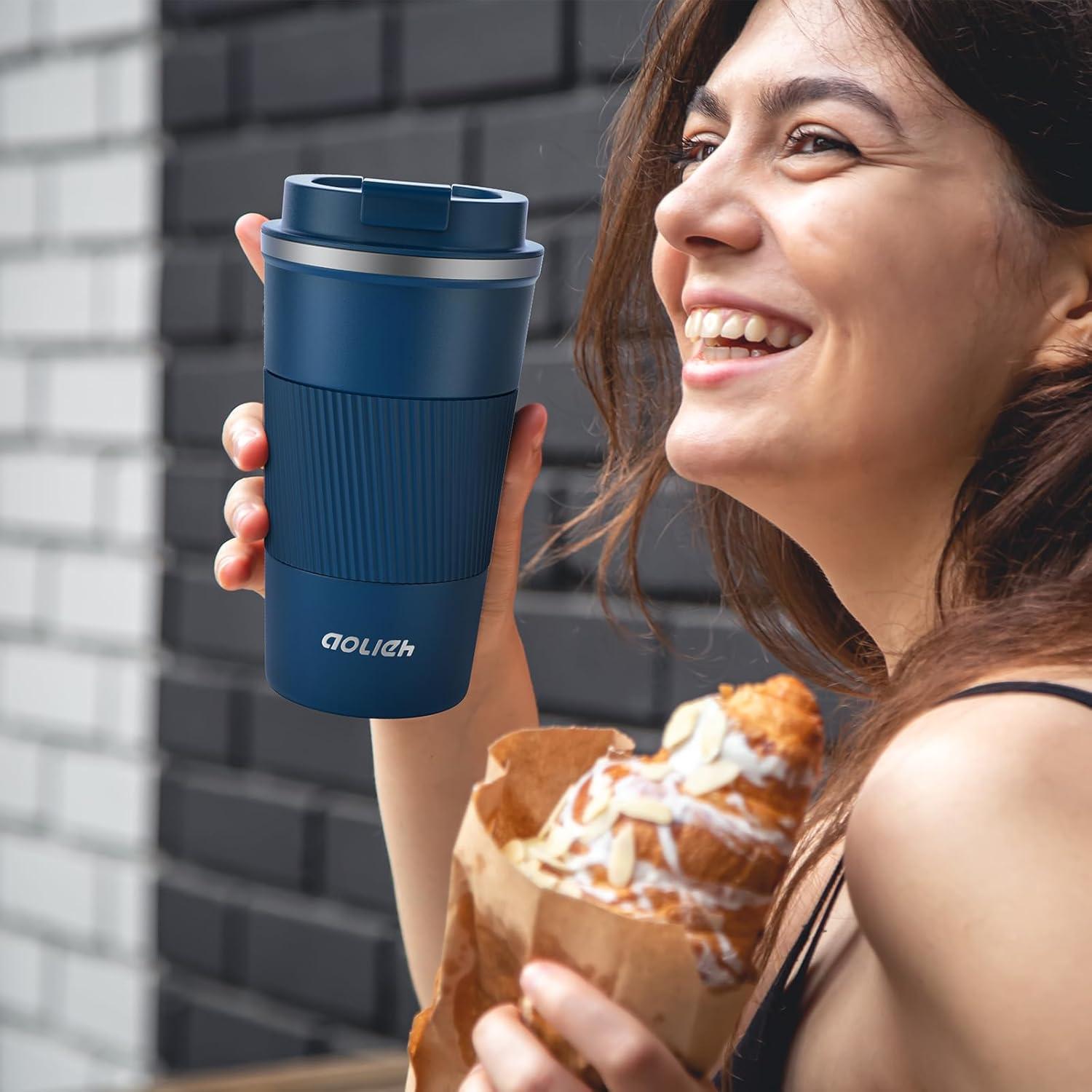 Thermobecher Isolierbecher Edelstahl Travel Mug Kaffeebecher to go