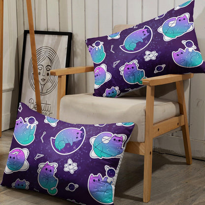 Farbverlauf Katze Bettwäsche Set 200x200cm für Kinder