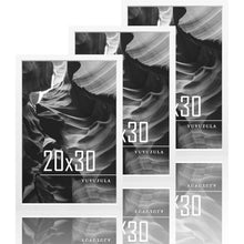 Bilderrahmen 20x30cm Weiß Holz Collage Fotorahmen Set 3er