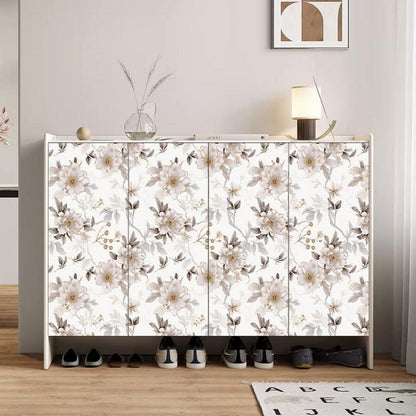 Selbstklebende Tapete PVC Vinyl Blume Dekorfolie 44cm x