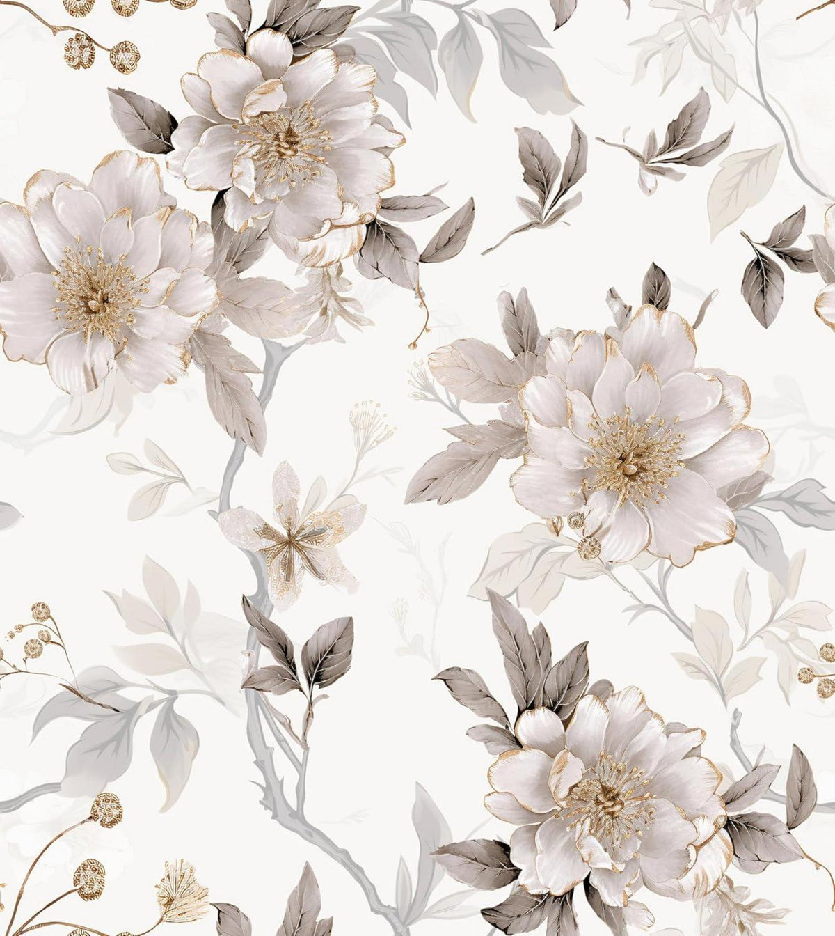 Selbstklebende Tapete Blume PVC Vinyl Wandpapier 0.4W x 10L m