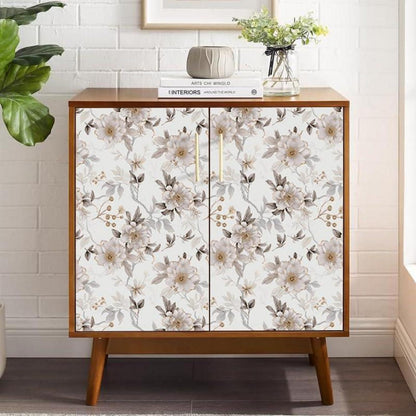 Selbstklebende Tapete Wandpapier Blume PVC Vinyl 44cm x 300cm