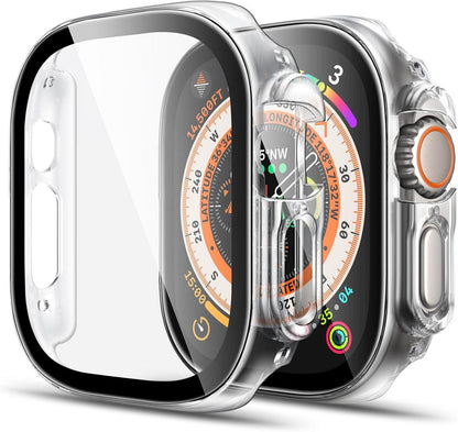 2er Pack Hard Hülle für Apple Watch Ultra 2/Ultra 49mm, Kratzfest, 9H