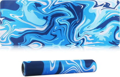 Gaming Mauspad Extra Groß XXL Anti Rutsch 800x300x3mm Blau