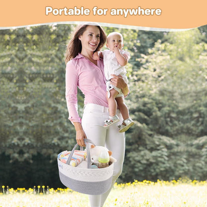 Baby Windel Caddy Organizer Fächer Tragegriffen Babyparty-Geschenk