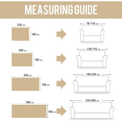 Sofaüberwurf 3-Sitzer, Chenille Dunkelkaffee-Curve 180x340cm