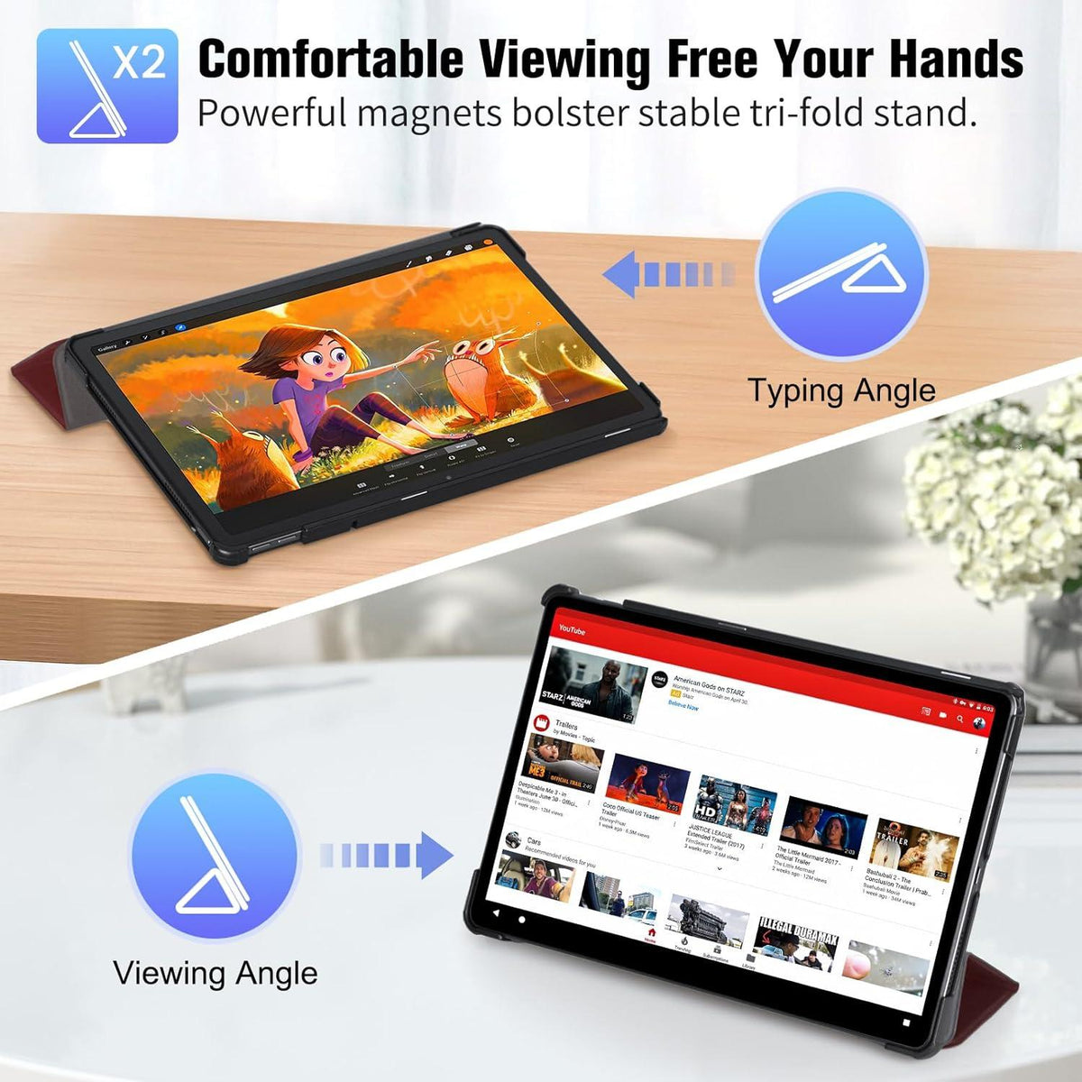 Schutzhülle für Lenovo Tab M11 11 Zoll - Rotwein