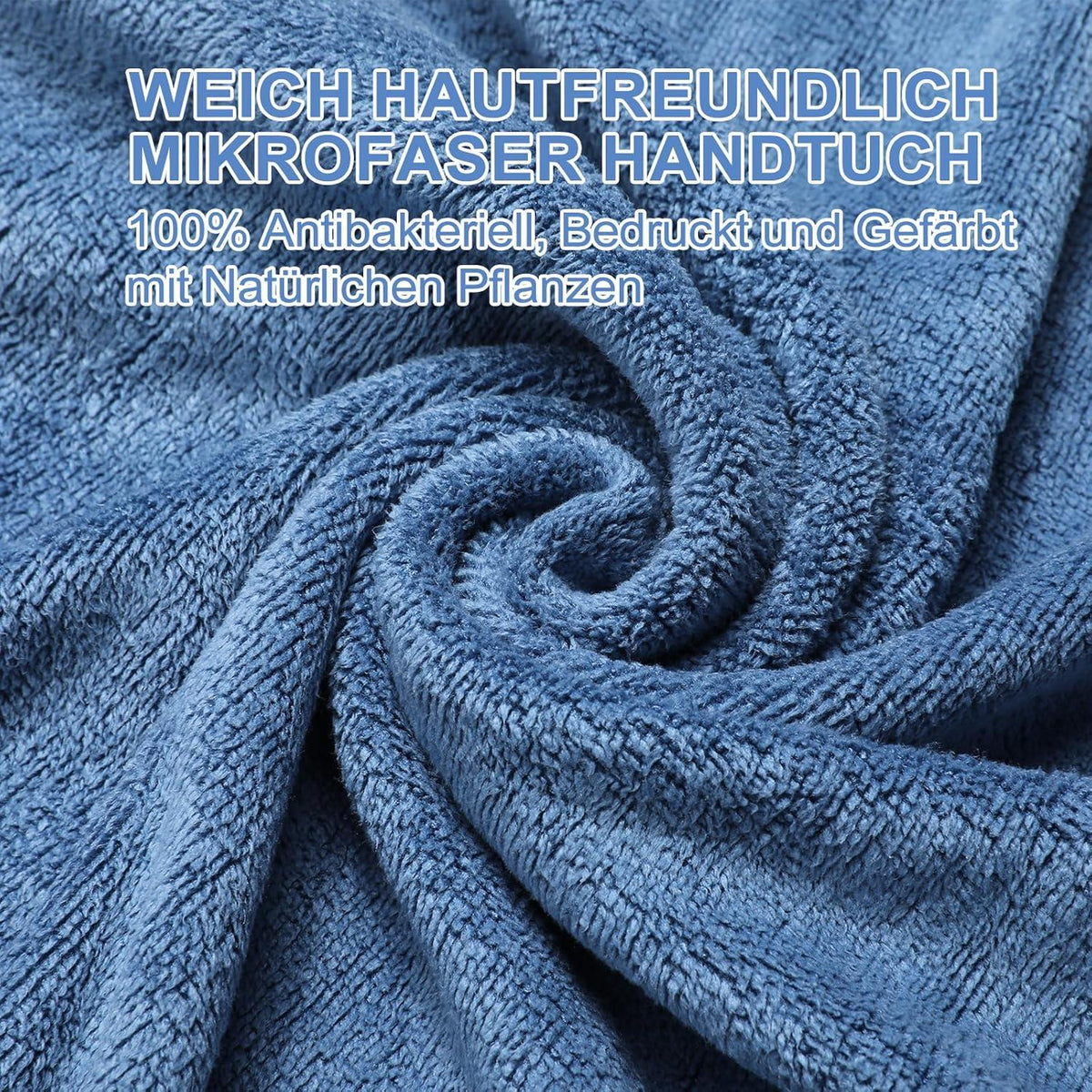 Fitness Handtuch 120x50cm rutschfest mit Tasche - Grau
