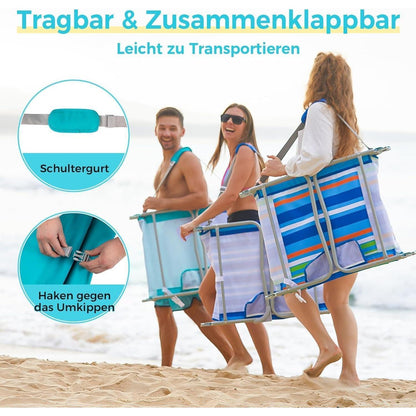 Klappbare Sonnenliege mit