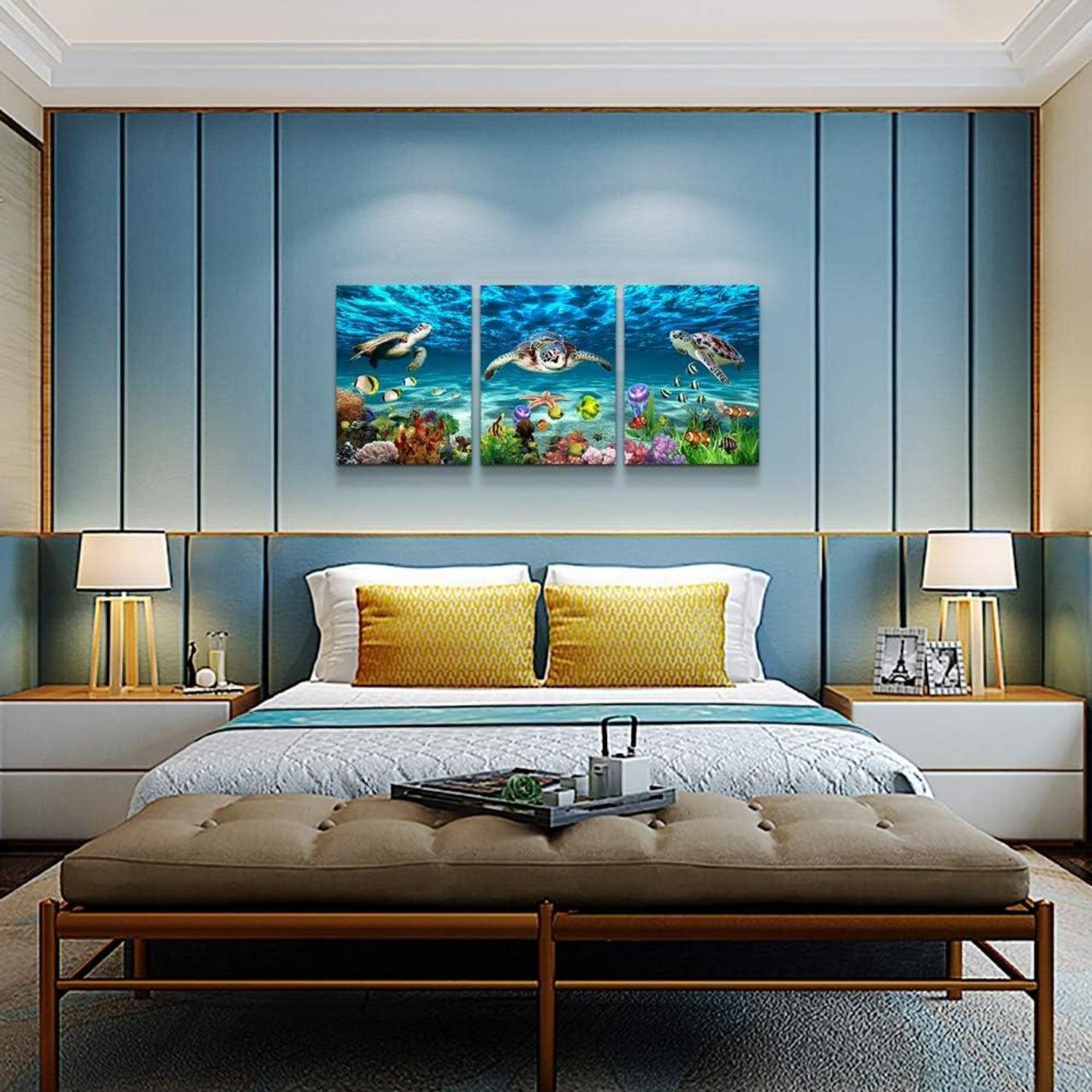 Ozean Schildkröte Leinwand Bild Wanddekoration Wohnzimmer
