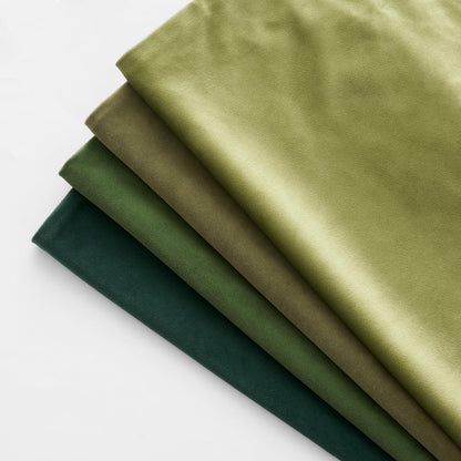 2er Set Samt Kissenbezüge 50x50 cm Matcha Grün