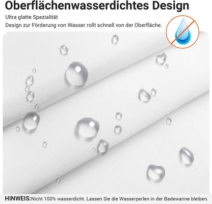 Duschvorhang 120x200 cm Antischimmel Textil Polyester