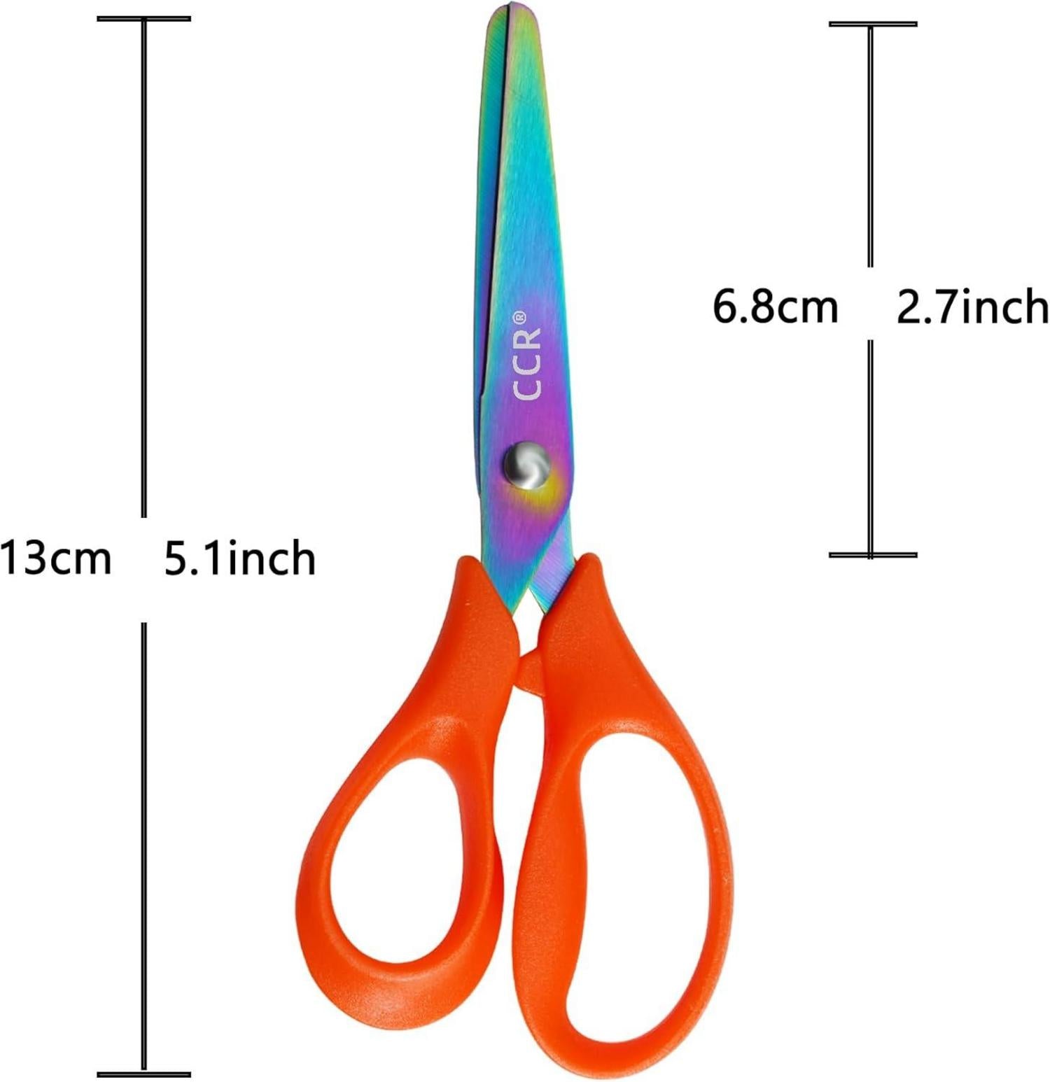Linkshänder Kinderschere 13cm Titan beschichtet 3er Set