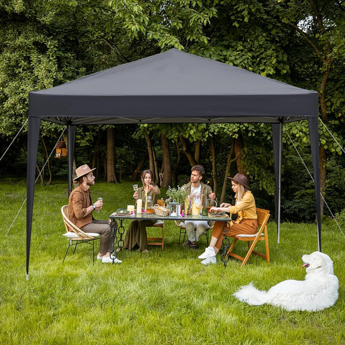 3x3m Faltpavillon – Stabil, Wasserdicht & UV-Schutz