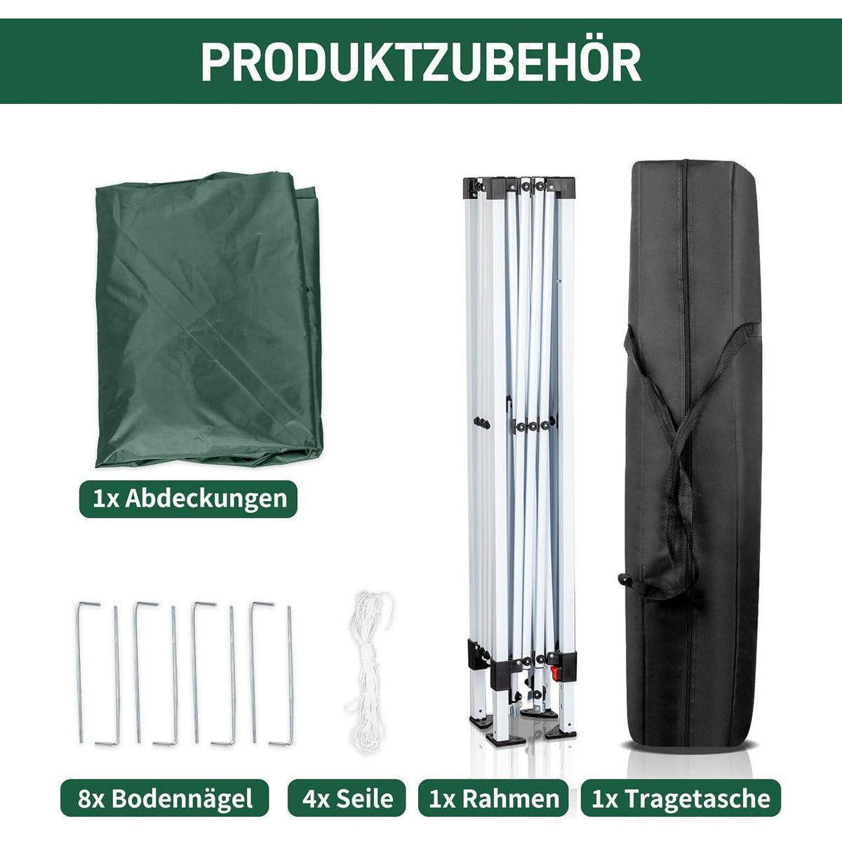 3x3m Faltpavillon – Stabil, Wasserdicht & UV-Schutz für Garten & Party