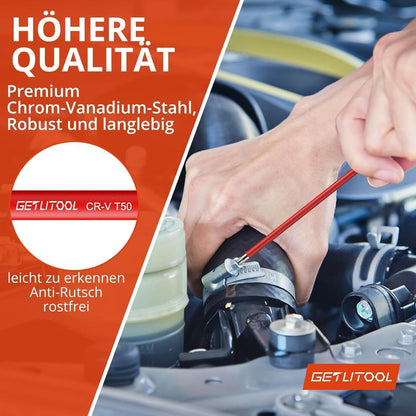 Innensechskant & Torx Schlüssel Satz Lang, 18tlg. Kugelkopf & T-Griff