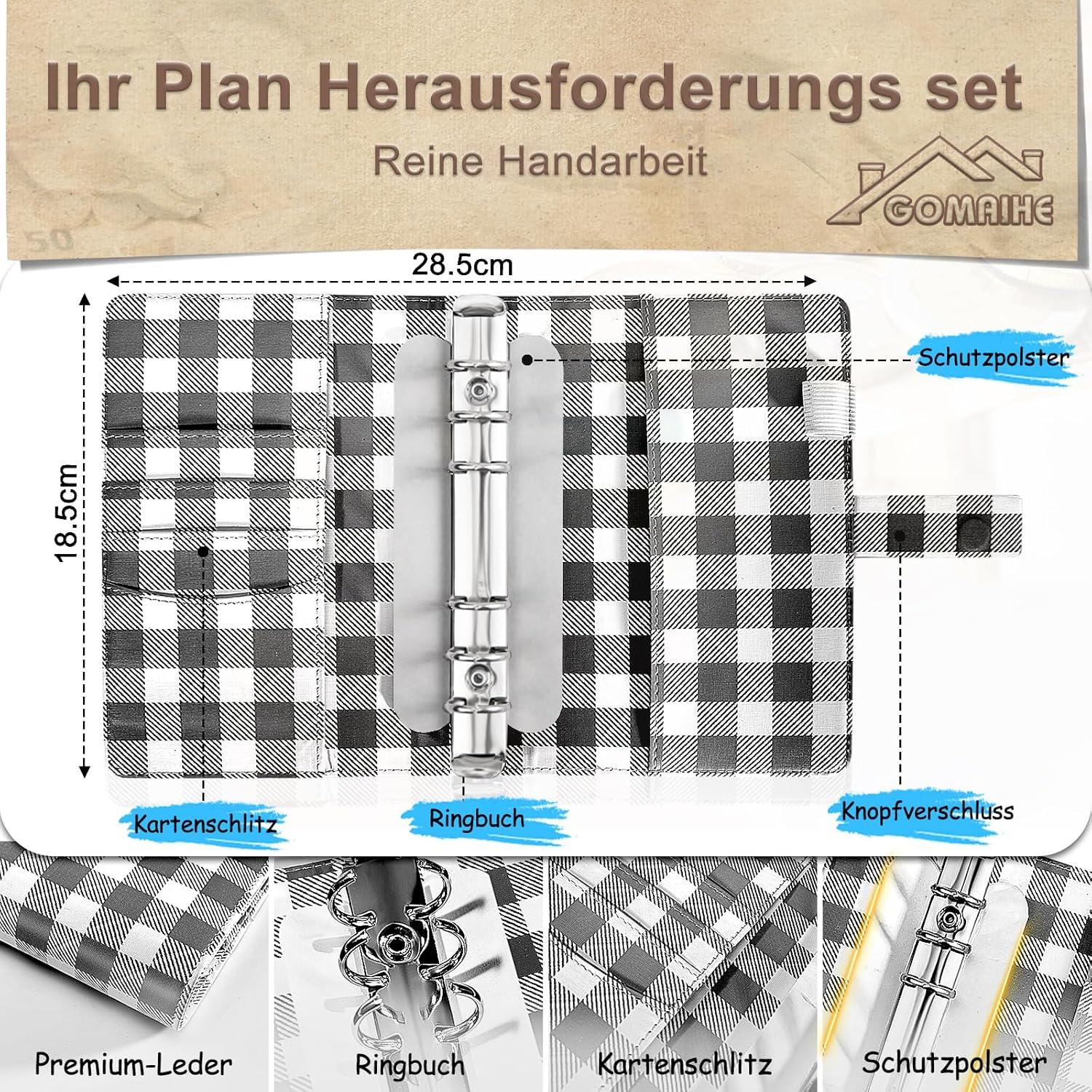 A6 Budget Planner Deutsch Geld Organizer Budgetbuch