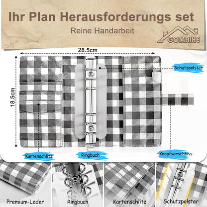 A6 Budget Planner Deutsch Geld Organizer Budgetbuch