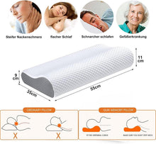 Orthopädisches Memory Foam Nackenstützkissen für Seiten- und