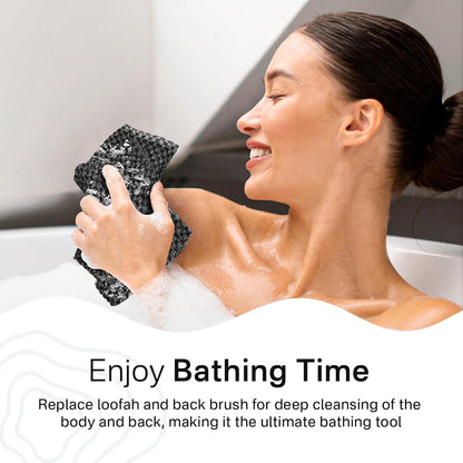 2er-Pack Yiclick Peeling-Badewaschlappen 40 Zoll lang