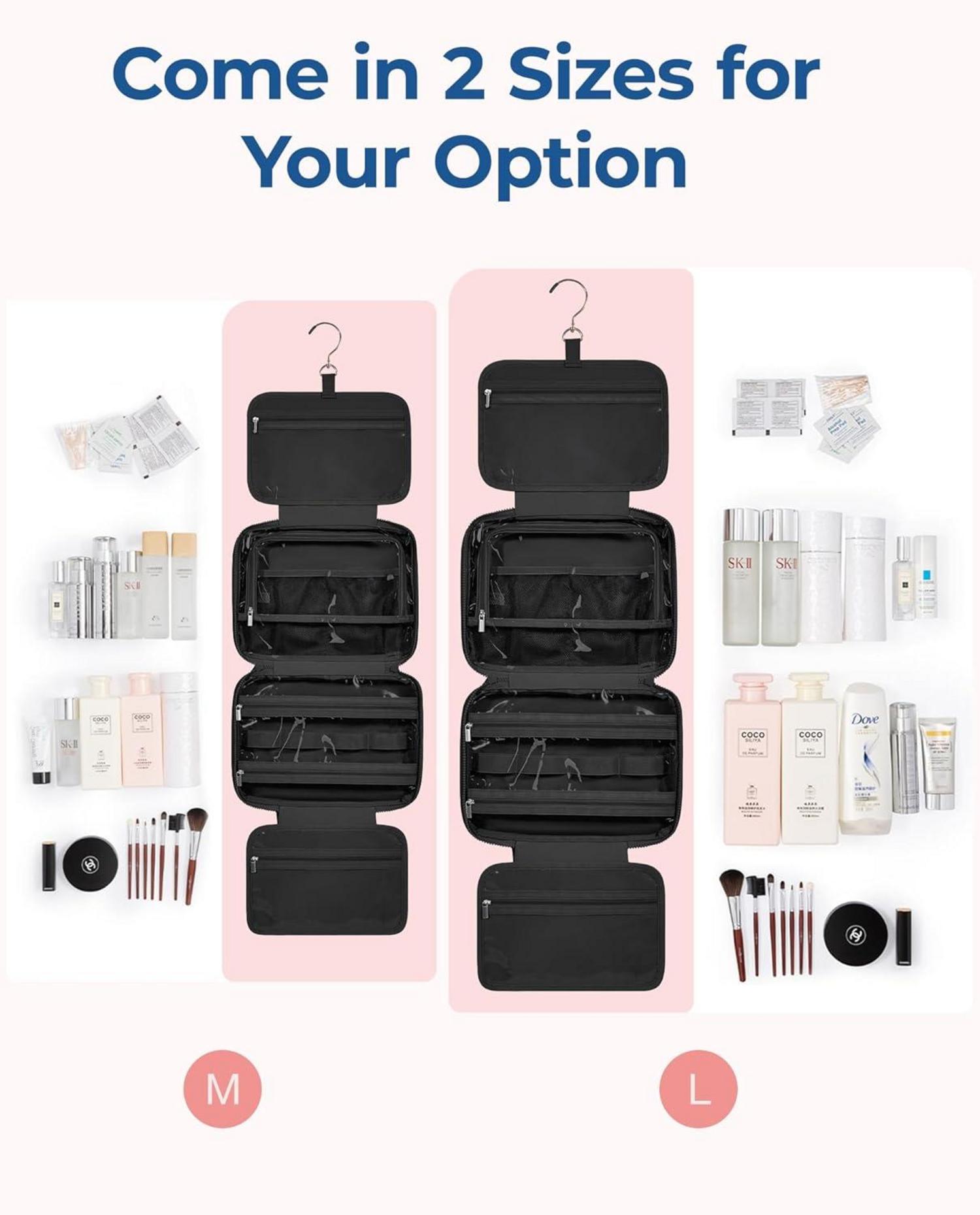 BAGSMART Kulturbeutel Aufhängen Damen Schwarz Organizer