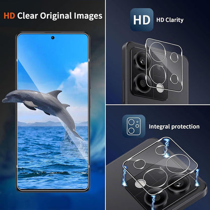 Schutzfolie Panzerglas Xiaomi Redmi Note 13 Pro 5G 3+3 Stück Kamera Display