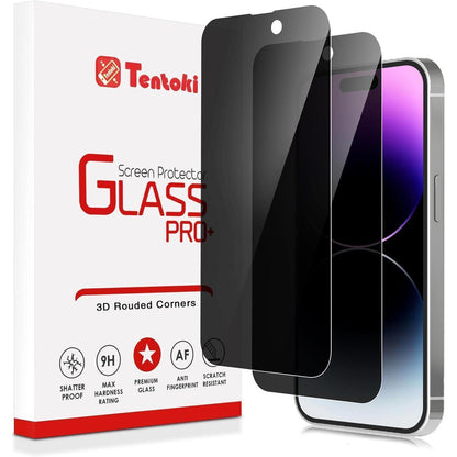 Tentoki Sichtschutz Panzerglas iPhone 14 Pro Max 6,7 Zoll