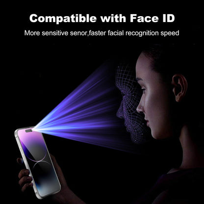 Sichtschutz Panzerglas iPhone 14 Pro Max 6,7 Zoll Full Screen Anti-Spy