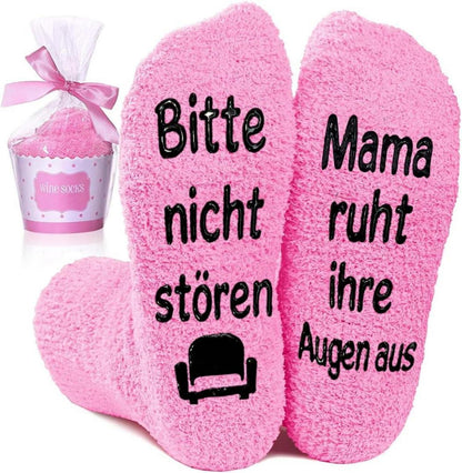 Lustige Mama Socken Bitte Nicht Stören Geschenk für Mutter Anlässe wie