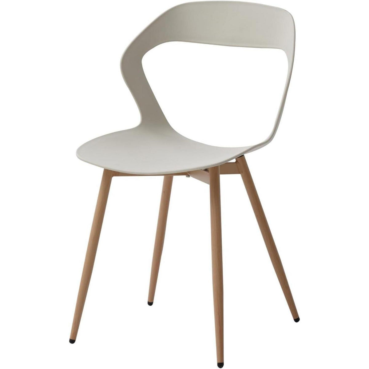 Moderner Esszimmerstuhl Set (4x) – Beige & Natürliche Farbe