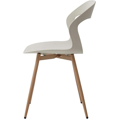 Moderner Esszimmerstuhl Set (4x) – Beige & Natürliche Farbe