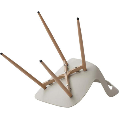 Moderner Esszimmerstuhl Set (4x) – Beige & Natürliche Farbe