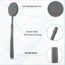 Rückenlotion Applikator Set mit Extra langem Griff Grau