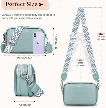 Moderne Damen Umhängetasche PU Leder Crossbody Bag