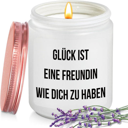 Freundin Lavendel Duftkerze 200g Sojawachs Weihnachten Geburtstag