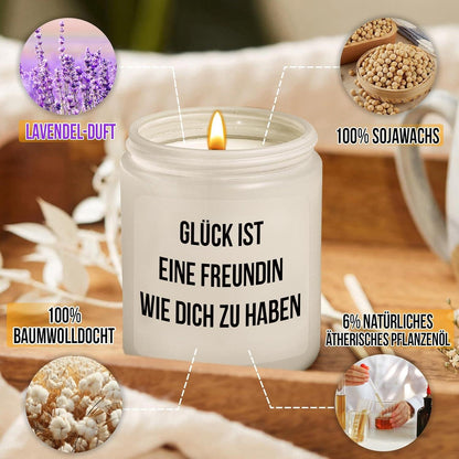 Freundin Lavendel Duftkerze 200g Sojawachs Weihnachten Geburtstag