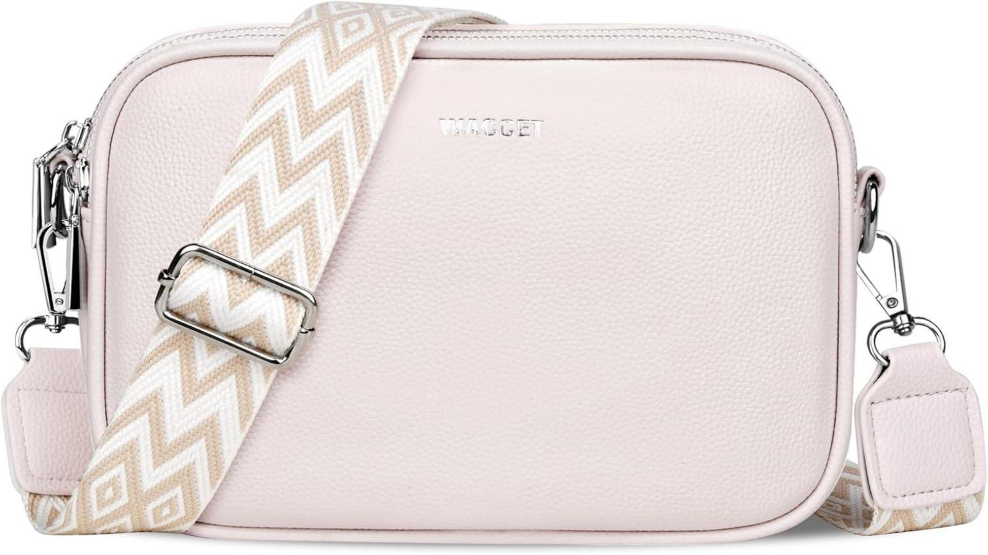 Damen-Umhängetasche PU Leder Crossbody Schwarz Verstellbarer