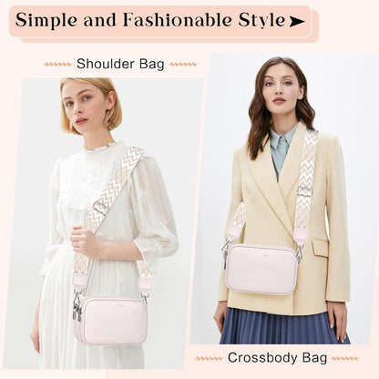 WACCET Umhängetasche Damen Moderne Crossbody Bag Verstellbarer Schultergurt